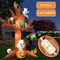 8FT Halloween Inflatables Tree Outdoor Decor with Inflatable Ghost Witch
